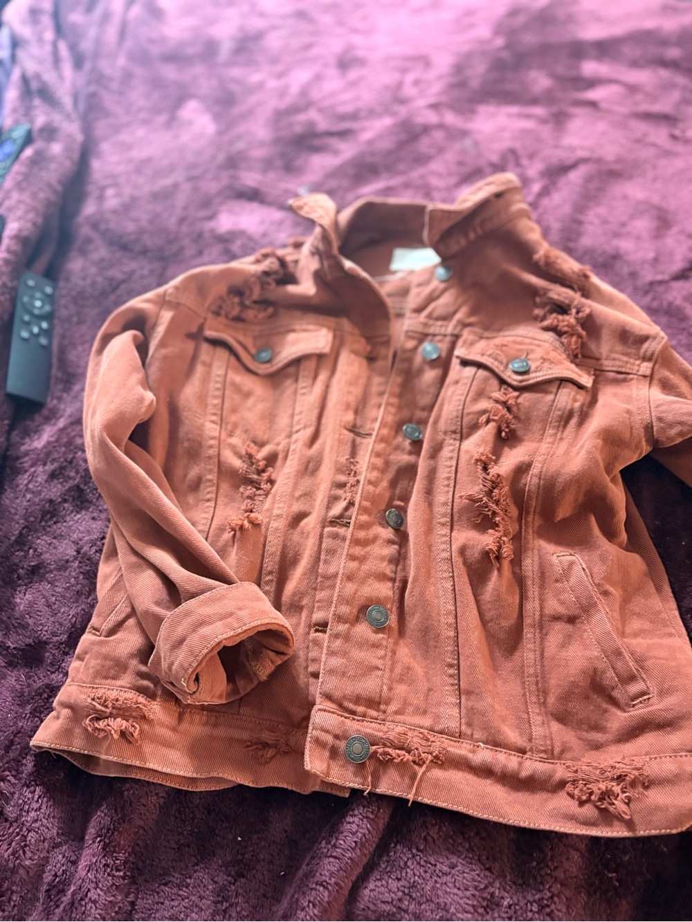 Sky and Sparrow Brick Orange Utility Jacket